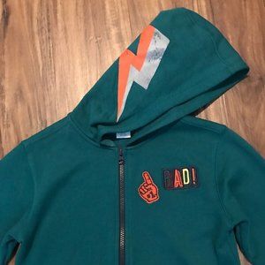 Gymboree ⚡️Boys Green Hoodie Jacket Size S